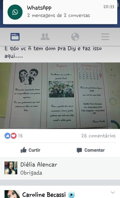 Convite dos padrinhos - 1