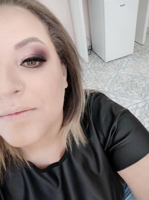 Teste de Penteado e Maquiagem 3