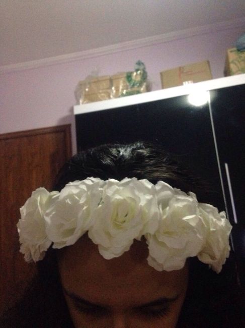 Coroa de flores aliexpress!! - 4
