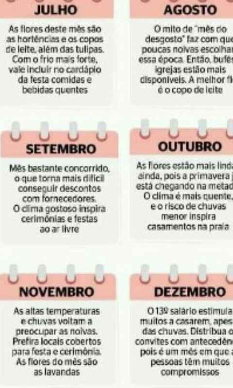 Melhor mes para se casar - 1