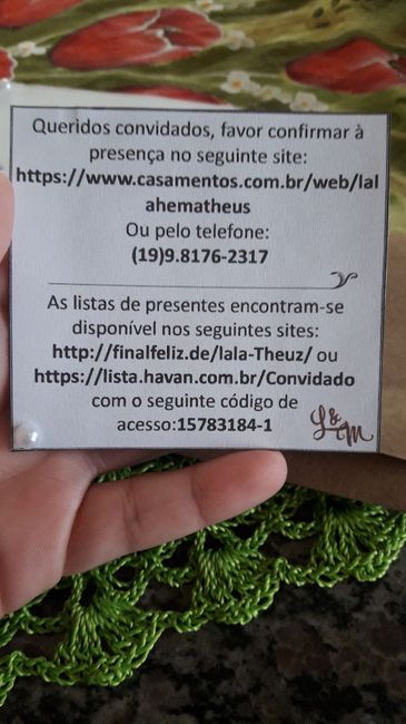 Lista de presente - 1
