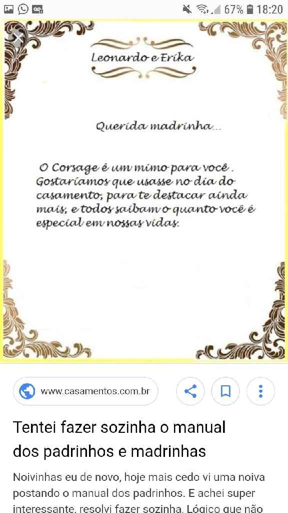 Convite padrinhos - 2