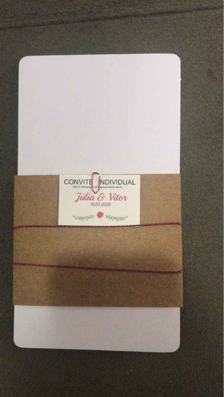 Os convites ficaram prontos ❤️ - 2