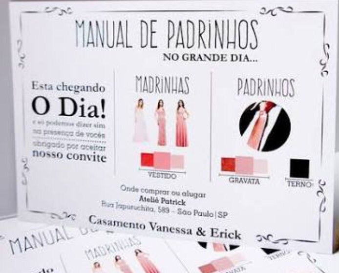 Modelos de manual dos padrinhos - 2