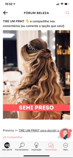 TIRE UM PRINT para decidir o penteado 3