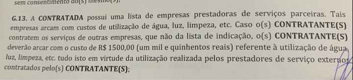 Multa por contratos “de fora” - 1