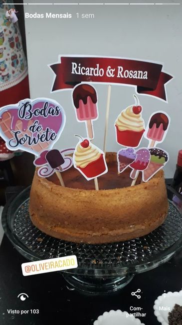 Bodas de sorvete em casa! - 1