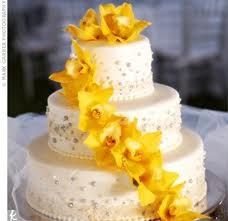 Decoração cor de amarelo
