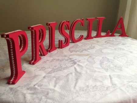 Letras com Perolas