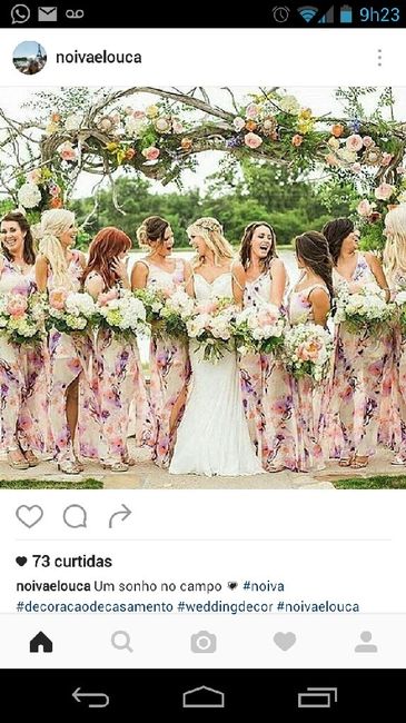 Sobre o vestido das madrinhas... - 1