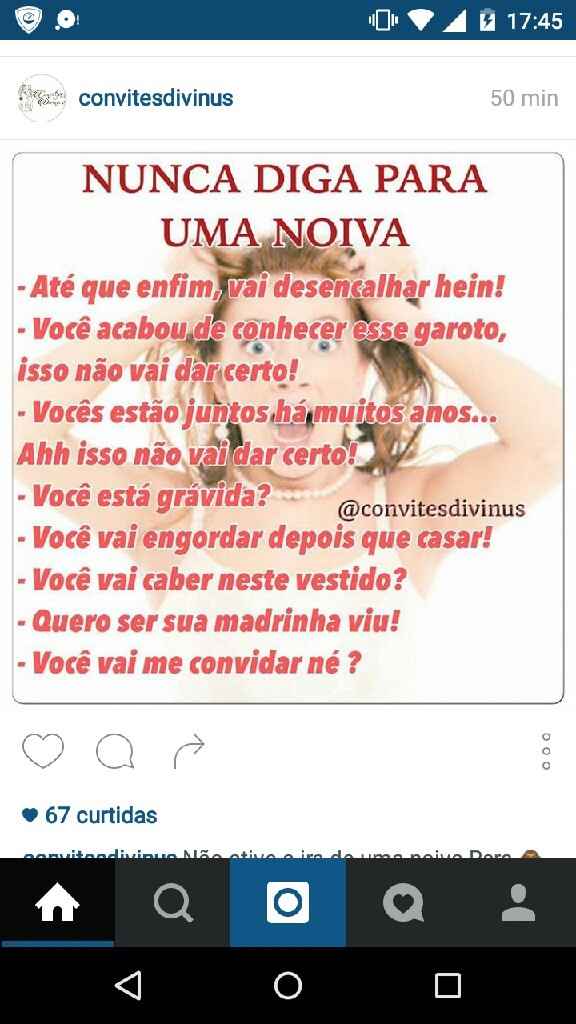 Nunca mesmo!