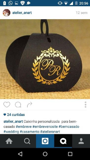 Caixinha personalizada para bem casados *--* - 1
