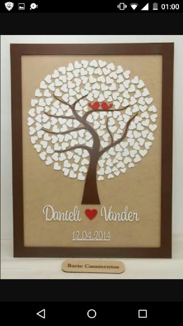 Caderno de assinatura de casamento - 1
