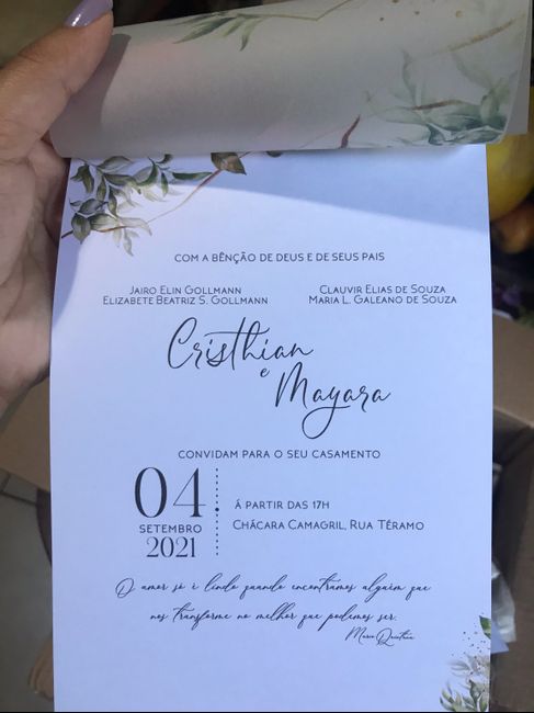 Convites de Casamento! 2
