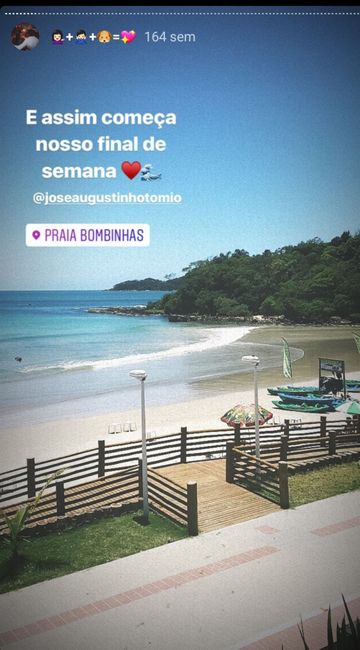 Para onde foi a primeira viagem juntos? 1