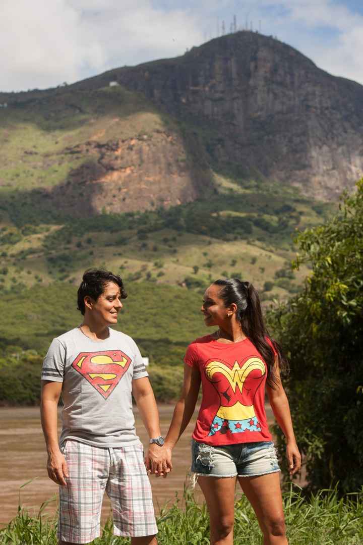 Super heróis na vida e  no amor! 