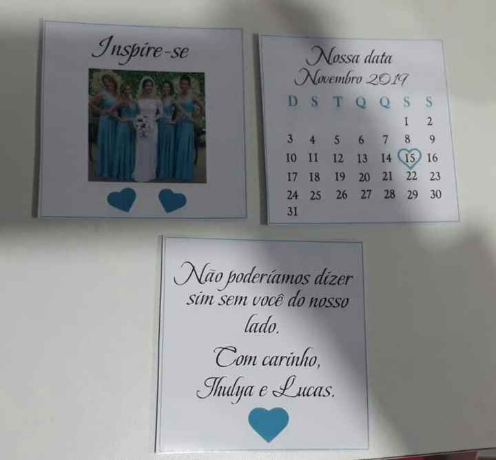 Nossos convites para os padrinhos #vemver ❤ - 6
