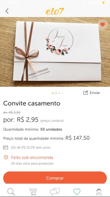 Convite de casamento 4