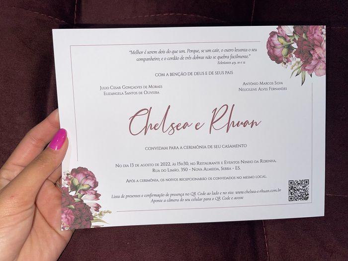 Chegaram meus convites da Elo7 #vemver 😍💌♥️ 2