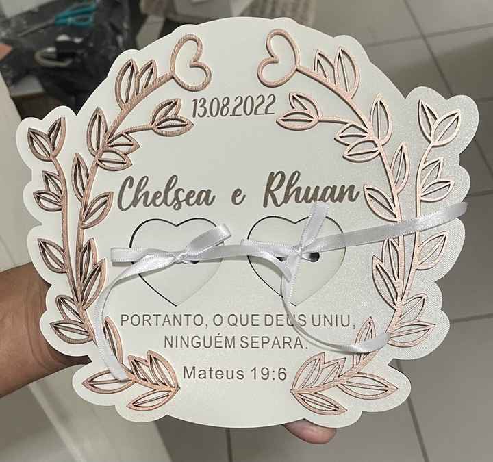 #Vemver Chegou nosso porta alianças da Shopee - 1