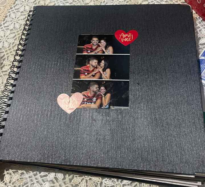 Scrapbook: dica de presente de dia dos namorados, ou item romântico para casamento - 1