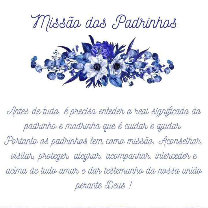 Manual dos padrinhos -  1° Teste - 4