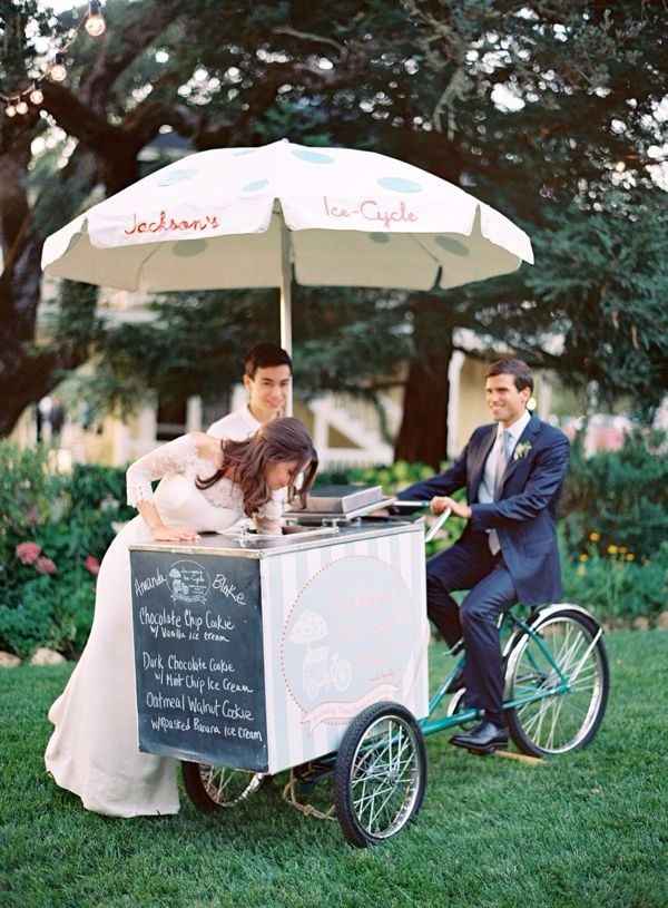 Carrinho de picolé em casamento