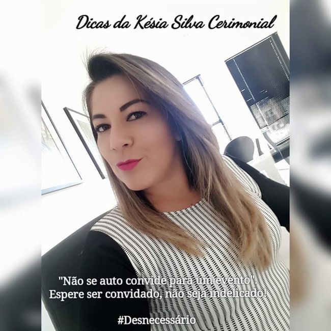 Dicas da minha cerimonialista - 7