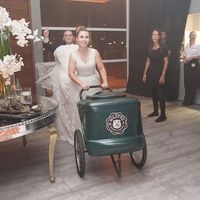 Carrinho de picolé em casamento