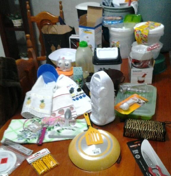 chá td junto e misturado!