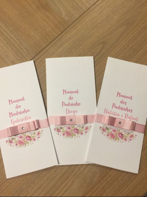 Meus manuais para padrinhos prontinhos! #vemver - 3