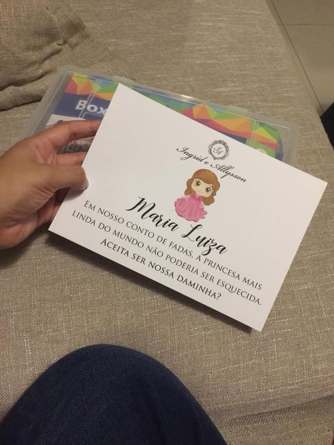 Arte impressa com as medidas certinhas...