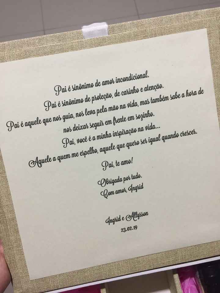 Ajuda com o presente do papai! Heeelp!!! - 1