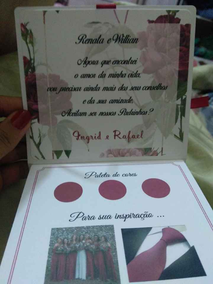 Convite dos padrinhos - 1