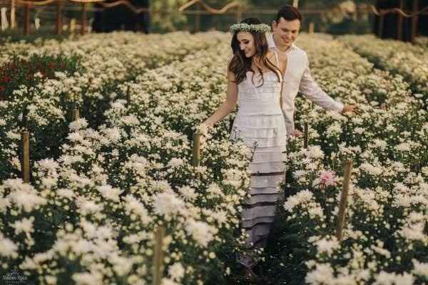Assim, bem no meio das flores (Estas eu acho lindas)