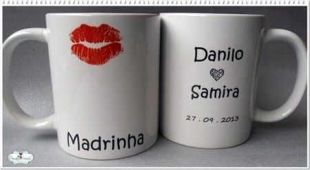 Canecas para padrinhos
