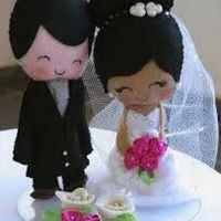 Top de bolo de feltron  - 2