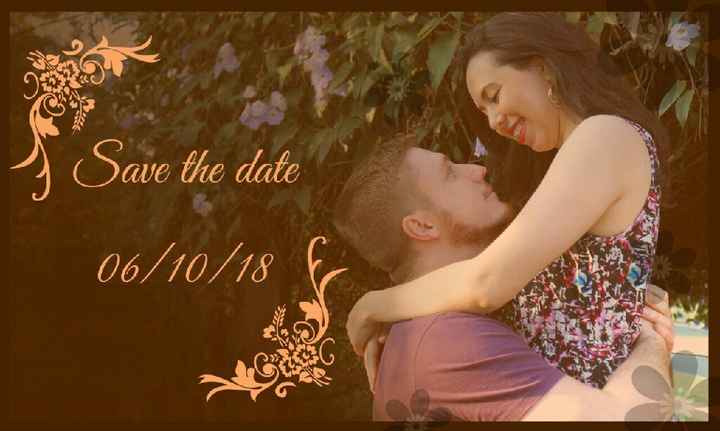  Save the date 😍 Vem ver 😀 - 1