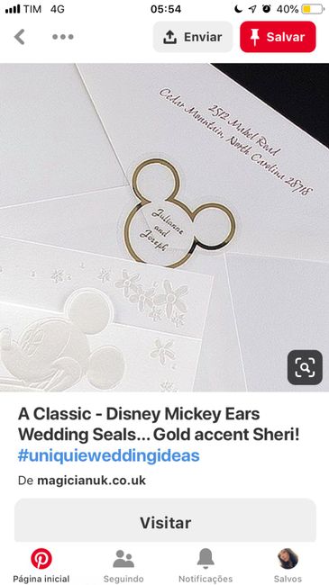 Casamento personalizado mickey e minnie 1