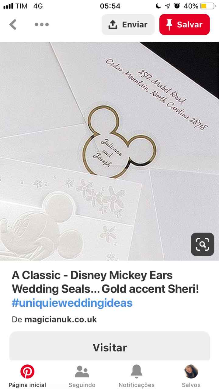 Casamento personalizado mickey e minnie - 1