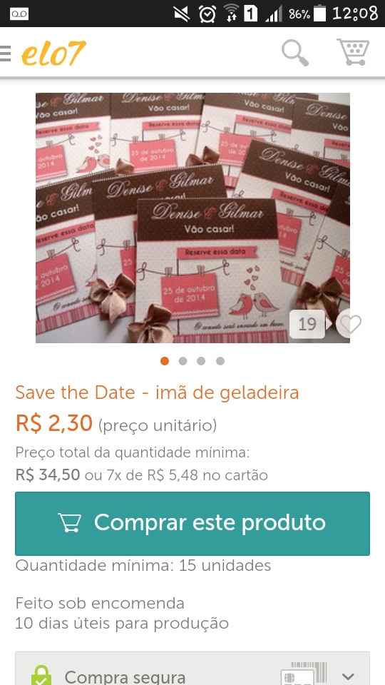 Ajuda com o save the date - 1