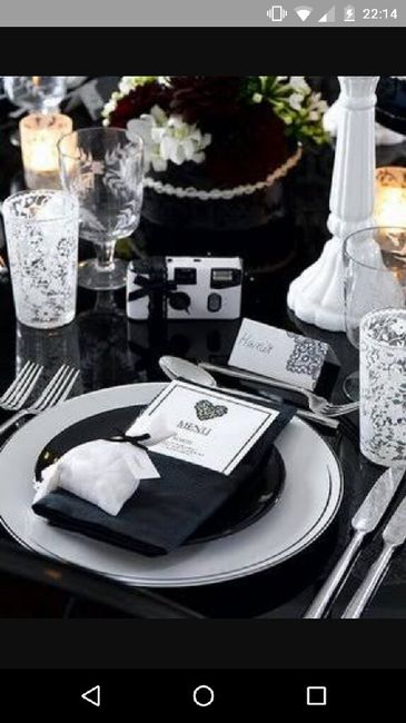 Cor do casamento...preto e branco o que acham? - 5