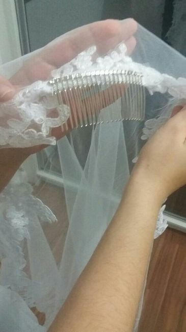 Meu véu #aliexpress - 2