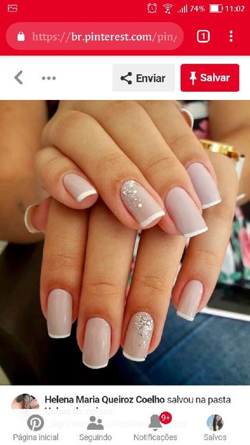 Unhas da noivinha - 1