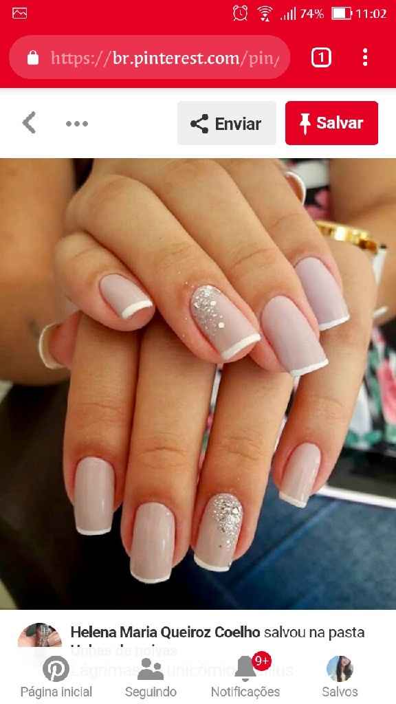 Unhas da noivinha - 1