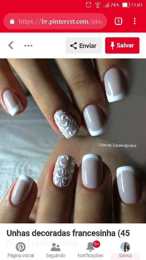 Unhas da noivinha - 2