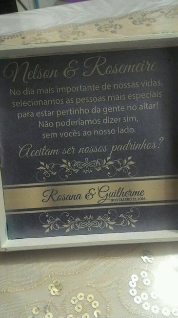 Convite dos padrinhos #vemver - 2