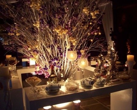 Decoração galhos