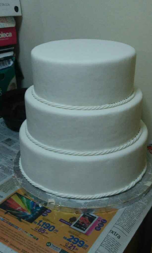 Detalhes do meu noivado #16: ai meu deus!!!! meu bolo fake estÁ pronto!! venham ver *-----* - 4
