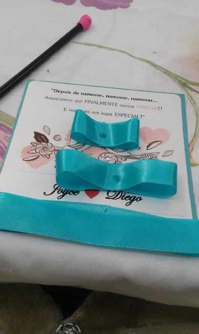 Detalhes do meu noivado #11: meu convite lindo - diy! *----* - 5
